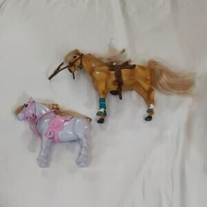 Horse and Pony Set 11" Doll Accessory Toys Collectible Christmas Birthday Toys